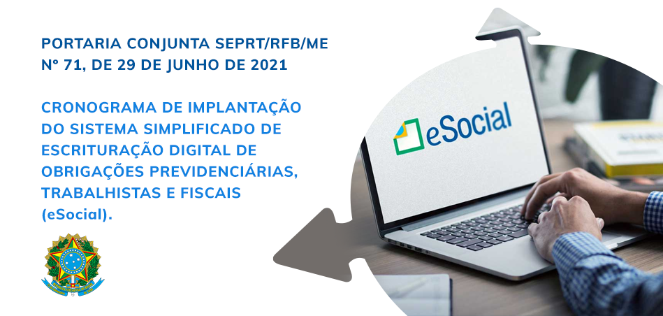 NOVAS DATAS ESOCIAL SST DIÁRIO OFICIAL DA UNIÃO Portaria conjunta